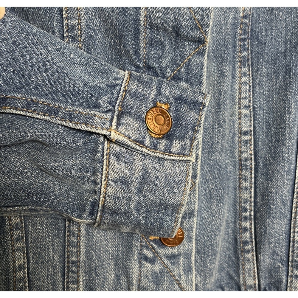 MADEWELL Jacket Womens M Jean Painter Wash Trucker Classic Denim Cotton Blue - Picture 5 of 8